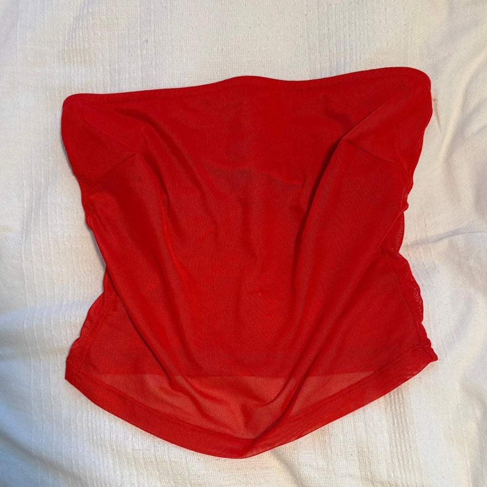 Edikted Red Tube Top